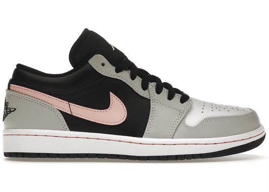 jordan 1 low black grey pink