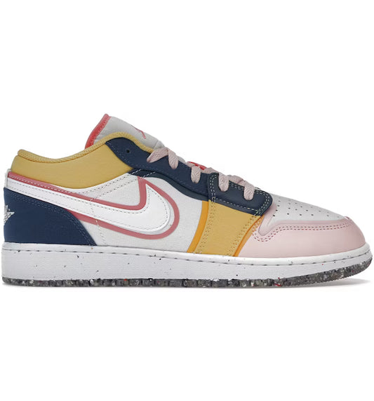jordan 1 low multi canvas GS
