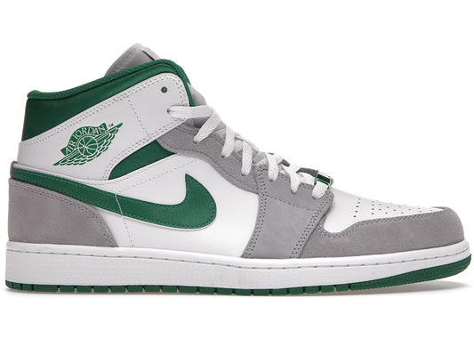 jordan 1 mid grey green