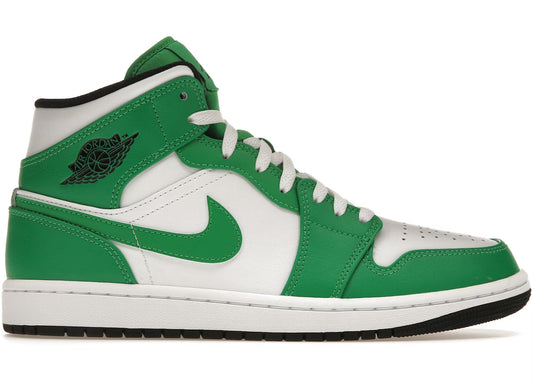 jordan 1 mid lucky green