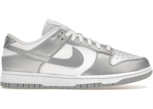 dunk low metallic silver