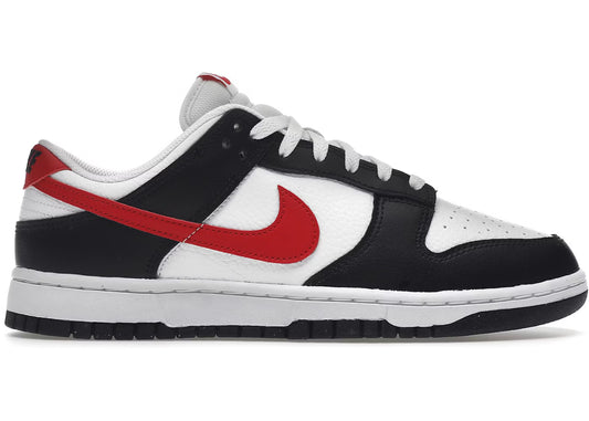 dunk low retro red swoosh